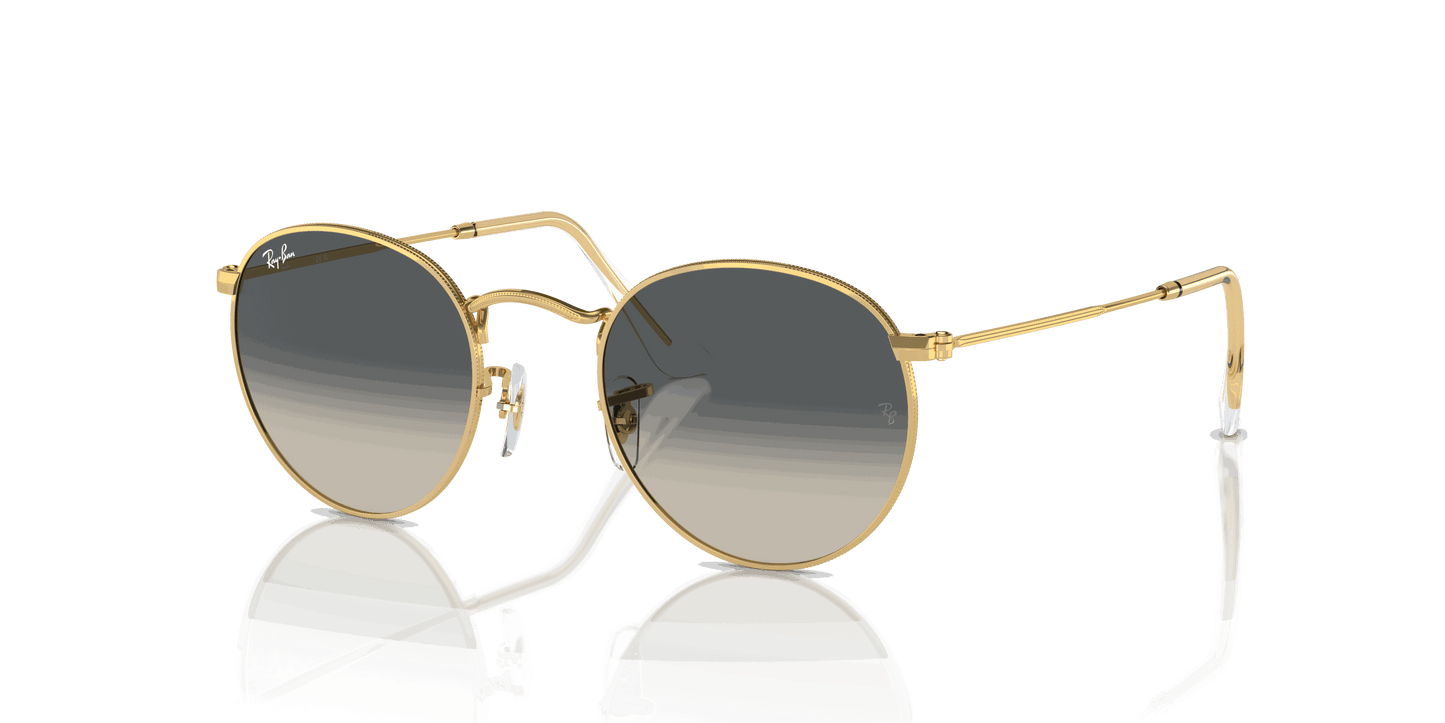 [Grey Lenses, Polished Gold Frame]