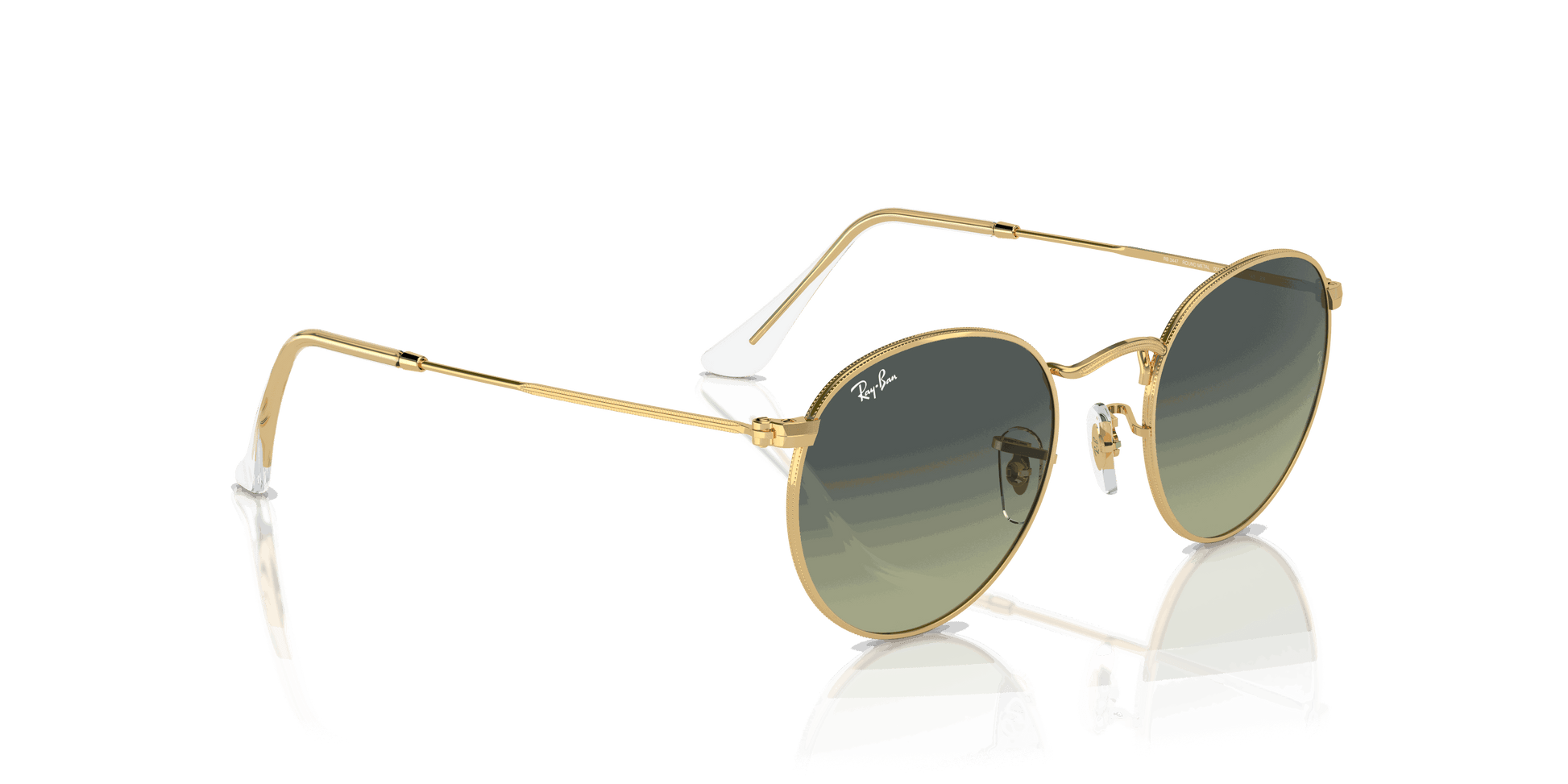 [Green Vintage Lenses, Polished Arista Gold Frame]