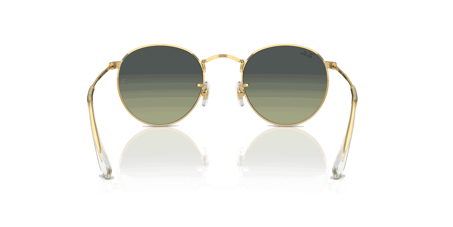 [Green Vintage Lenses, Polished Arista Gold Frame]