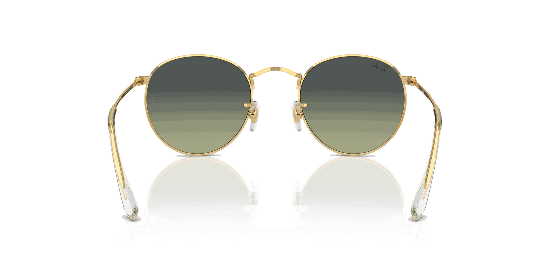 [Green Vintage Lenses, Polished Arista Gold Frame]