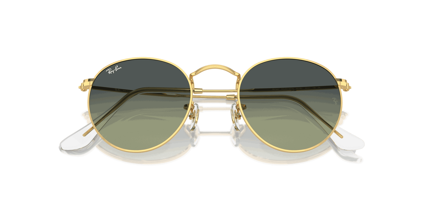 [Green Vintage Lenses, Polished Arista Gold Frame]