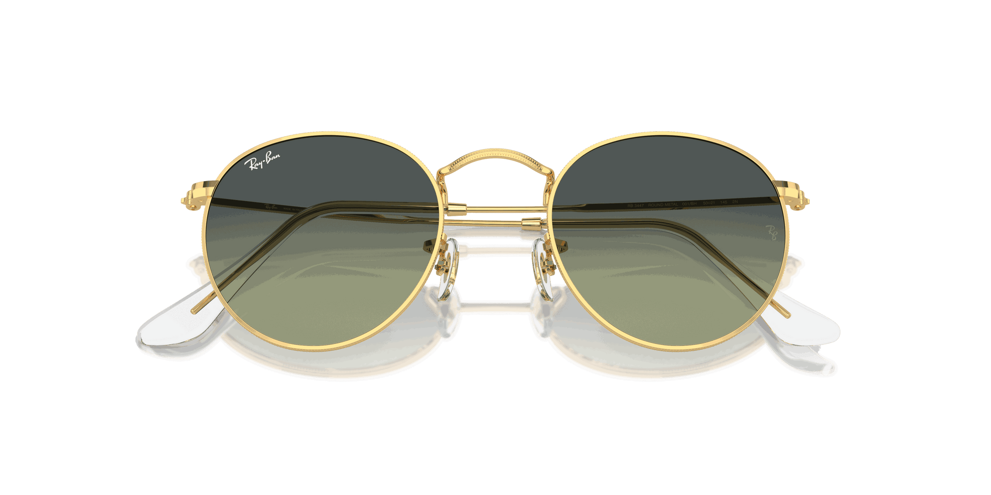 [Green Vintage Lenses, Polished Arista Gold Frame]