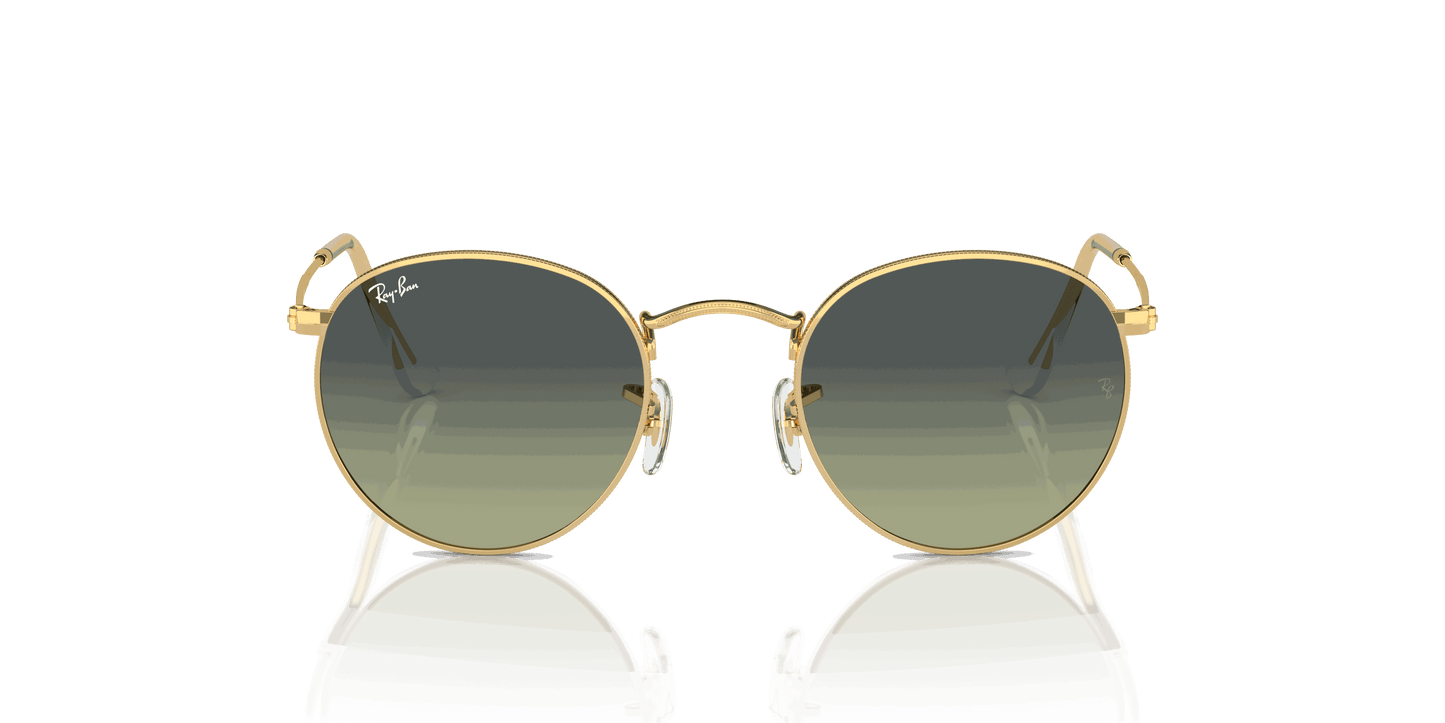 [Green Vintage Lenses, Polished Arista Gold Frame]