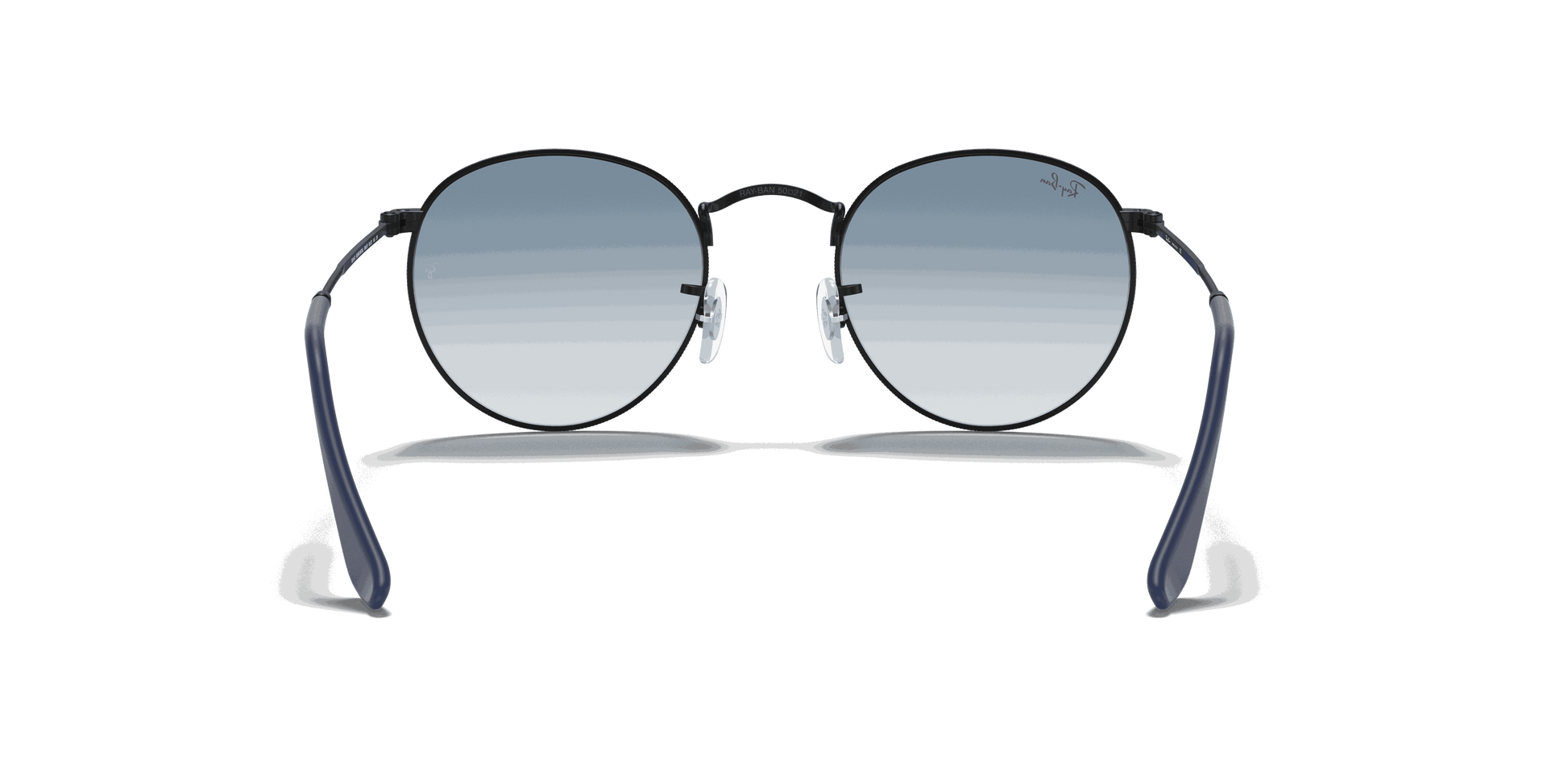[Light Blue Gradient Lenses, Matte Black Frame]
