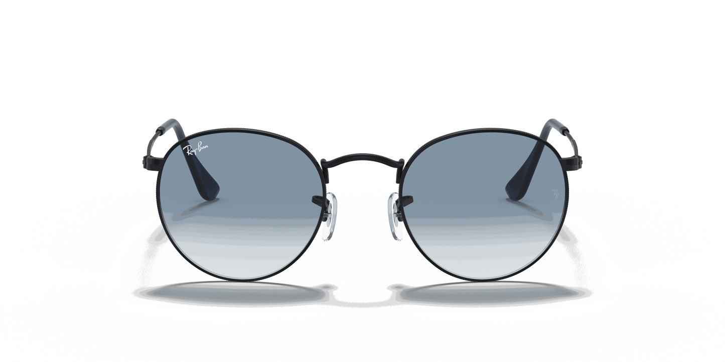 [Light Blue Gradient Lenses, Matte Black Frame]