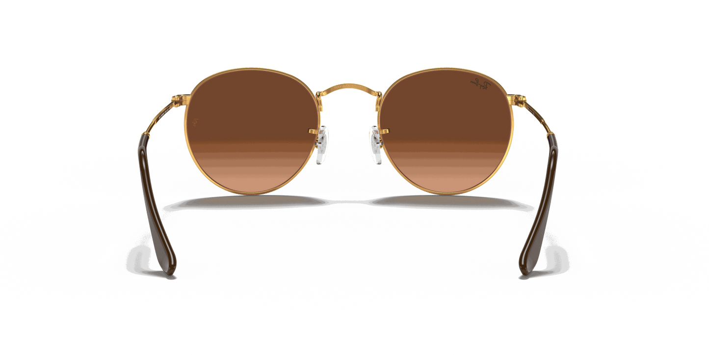 [Pink/Brown Gradient Lenses, Polished Light Bronze Frame]