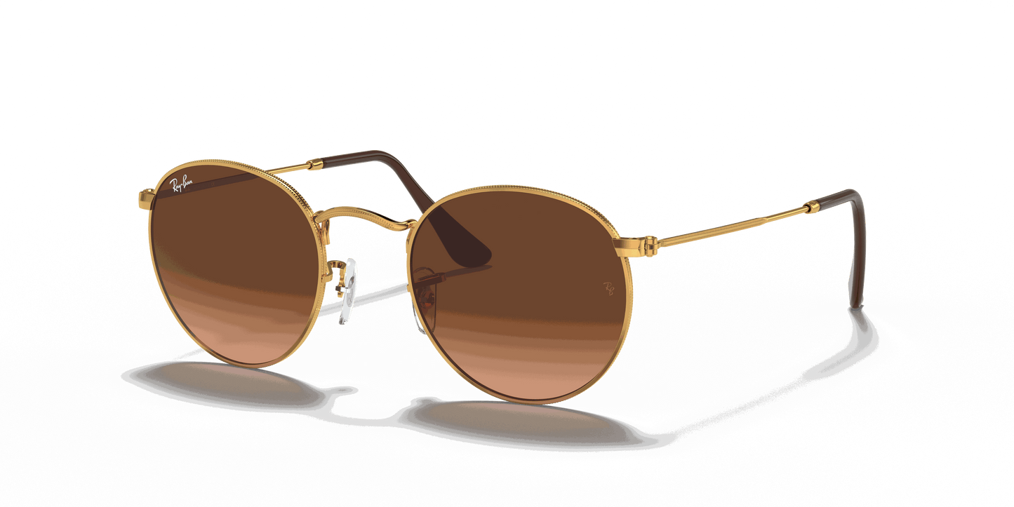 [Pink/Brown Gradient Lenses, Polished Light Bronze Frame]
