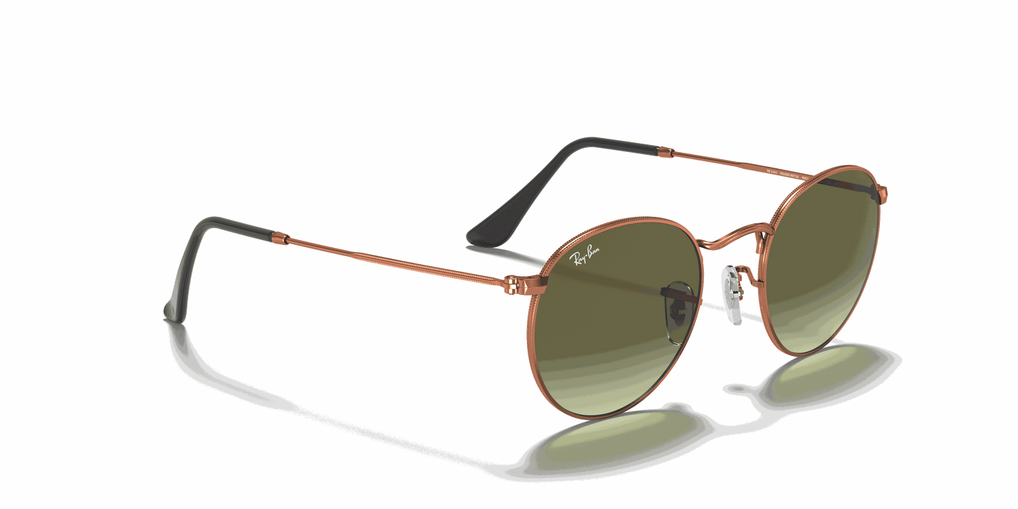 [Green Gradient Lenses, Polished Bronze-Copper Frame]