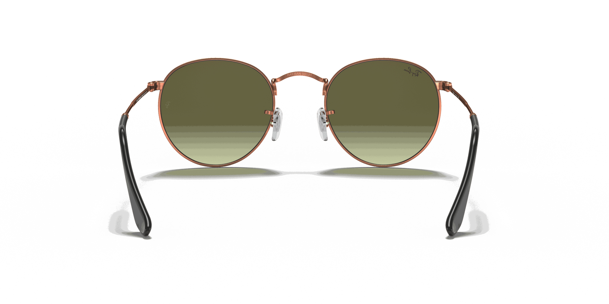 [Green Gradient Lenses, Polished Bronze-Copper Frame]
