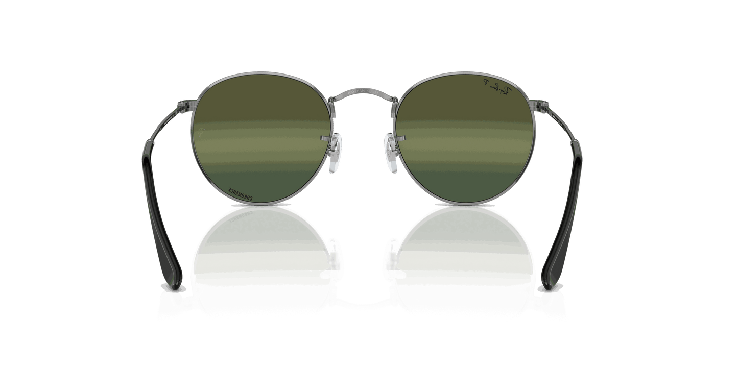 [Silver/Green Lenses, Polished Gunmetal Frame]