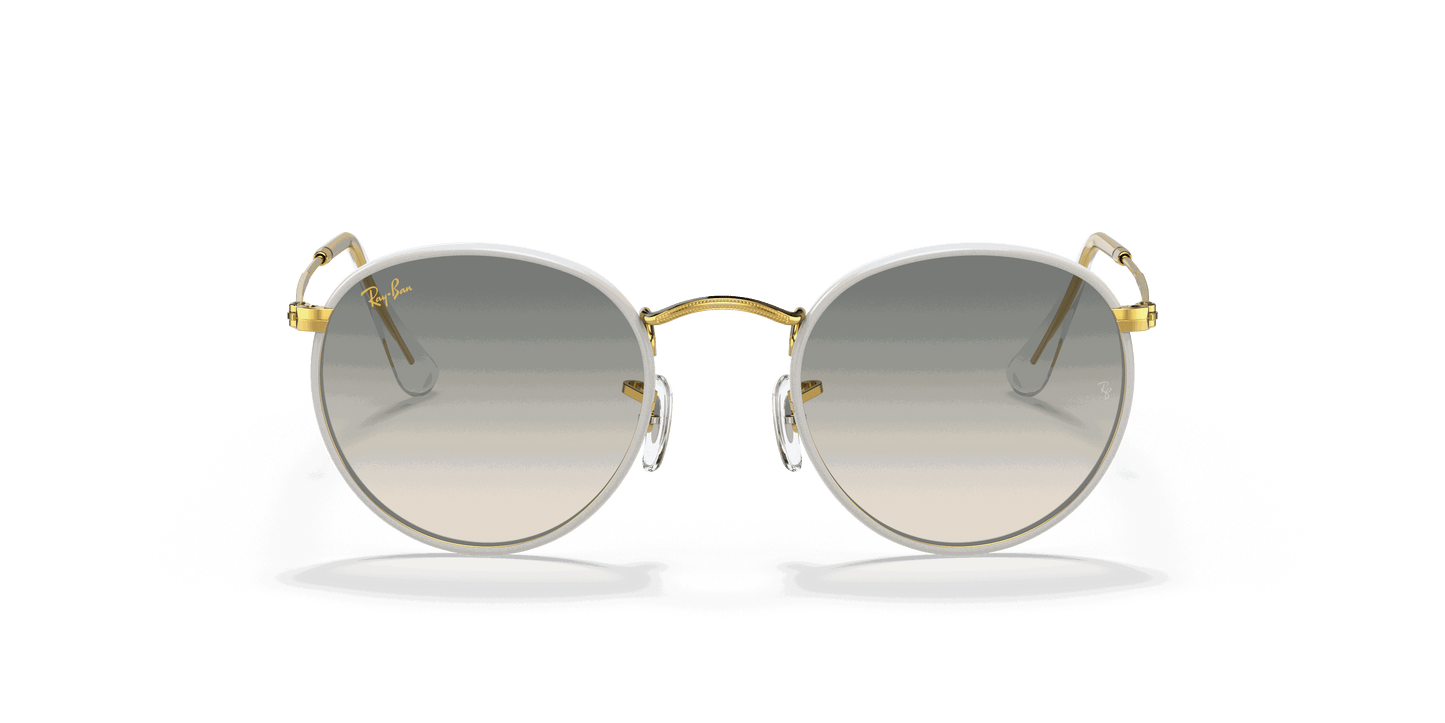 [Light Grey Gradient Lenses, Polished Grey Frame]