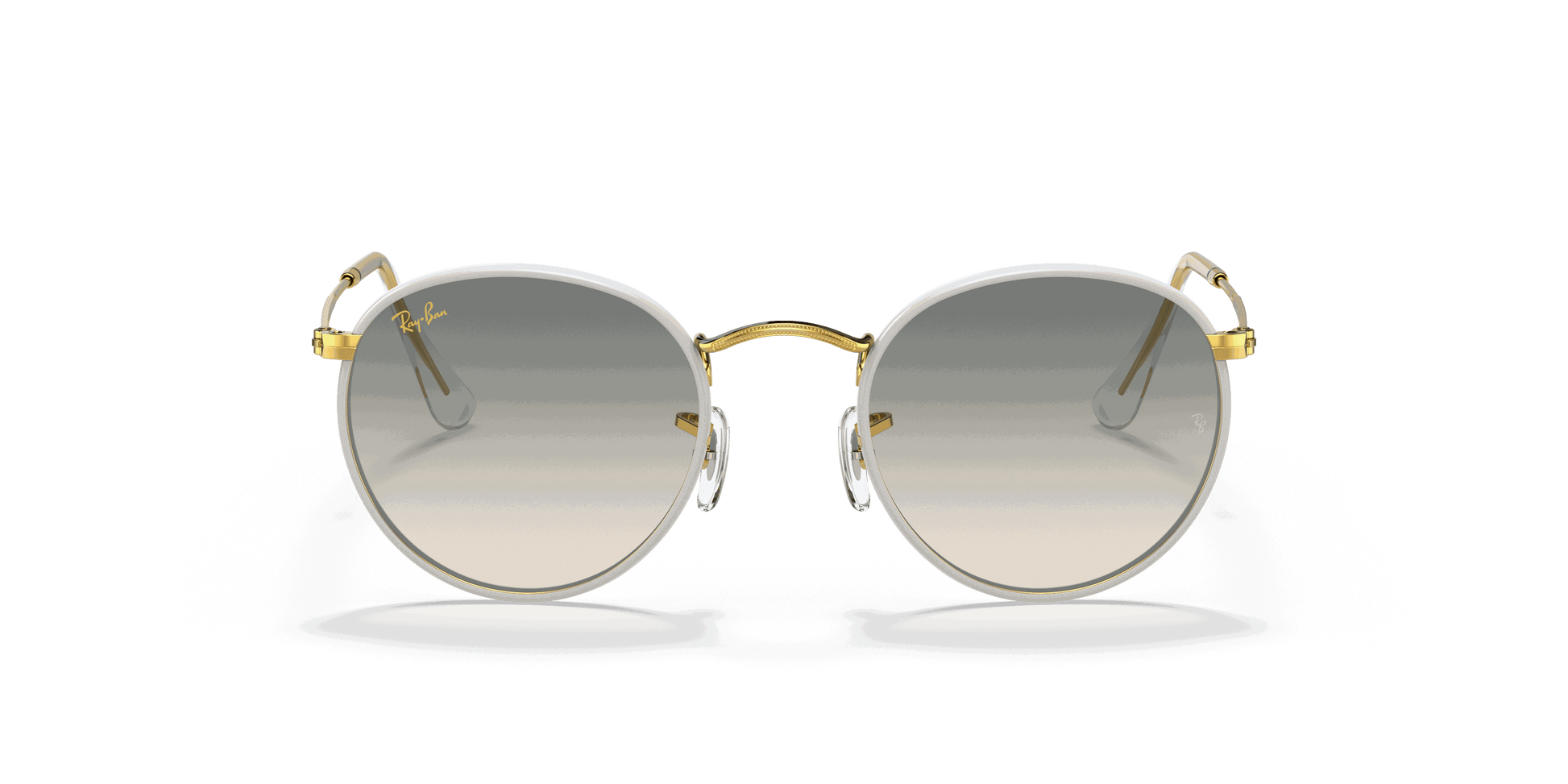 [Light Grey Gradient Lenses, Polished Grey Frame]
