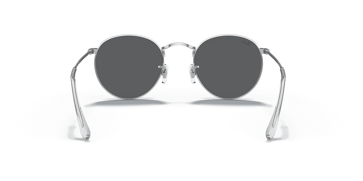 [Dark Grey Lenses, Polished Silver Frame]