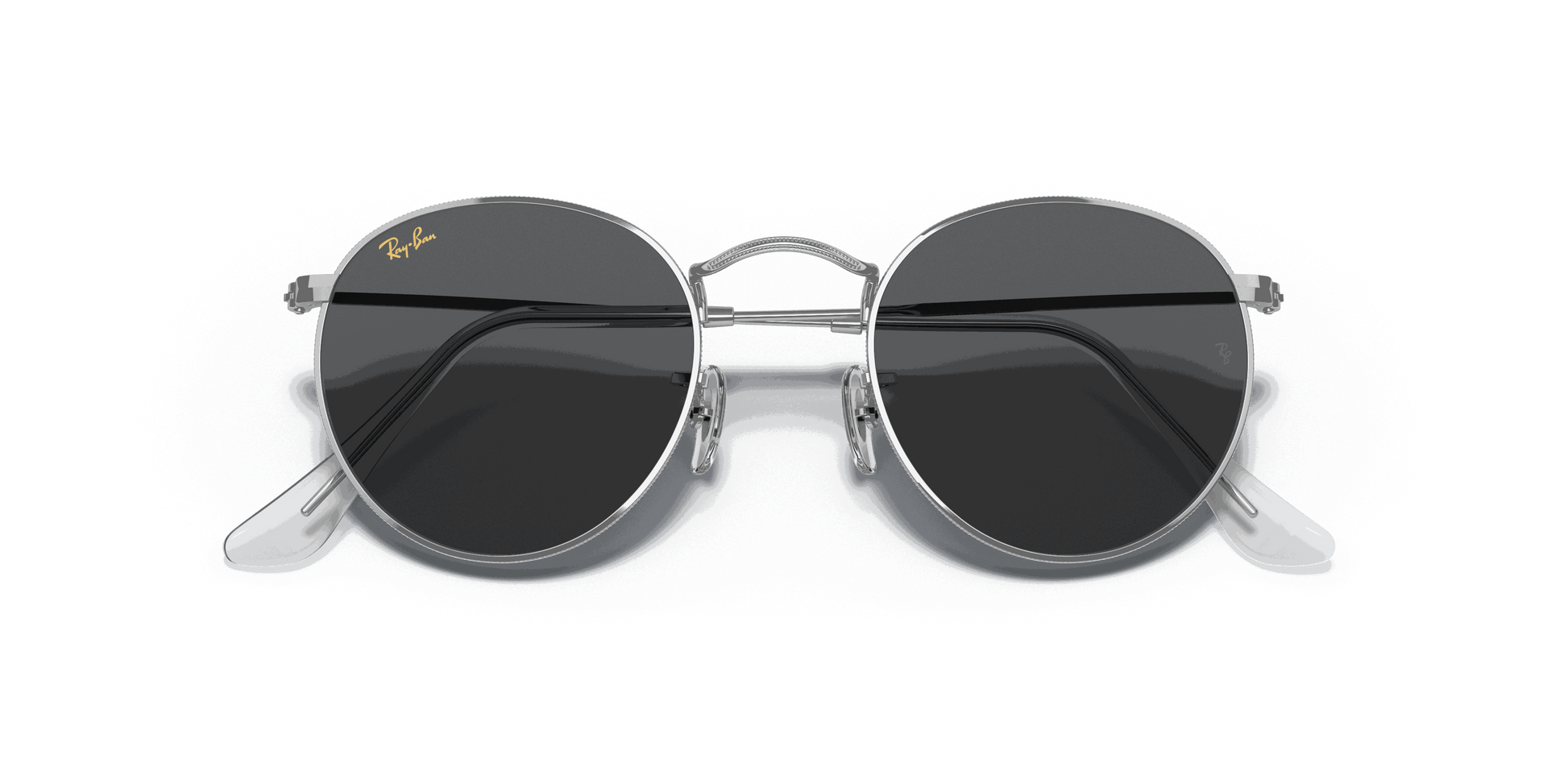 [Dark Grey Lenses, Polished Silver Frame]