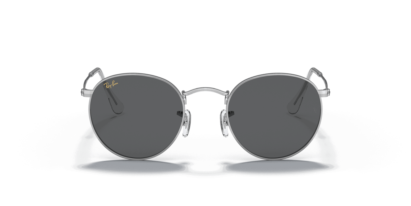 [Dark Grey Lenses, Polished Silver Frame]
