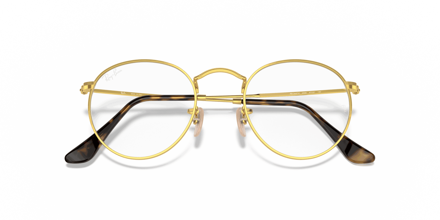 [Clear Lenses, Polished Arista Gold Frame]