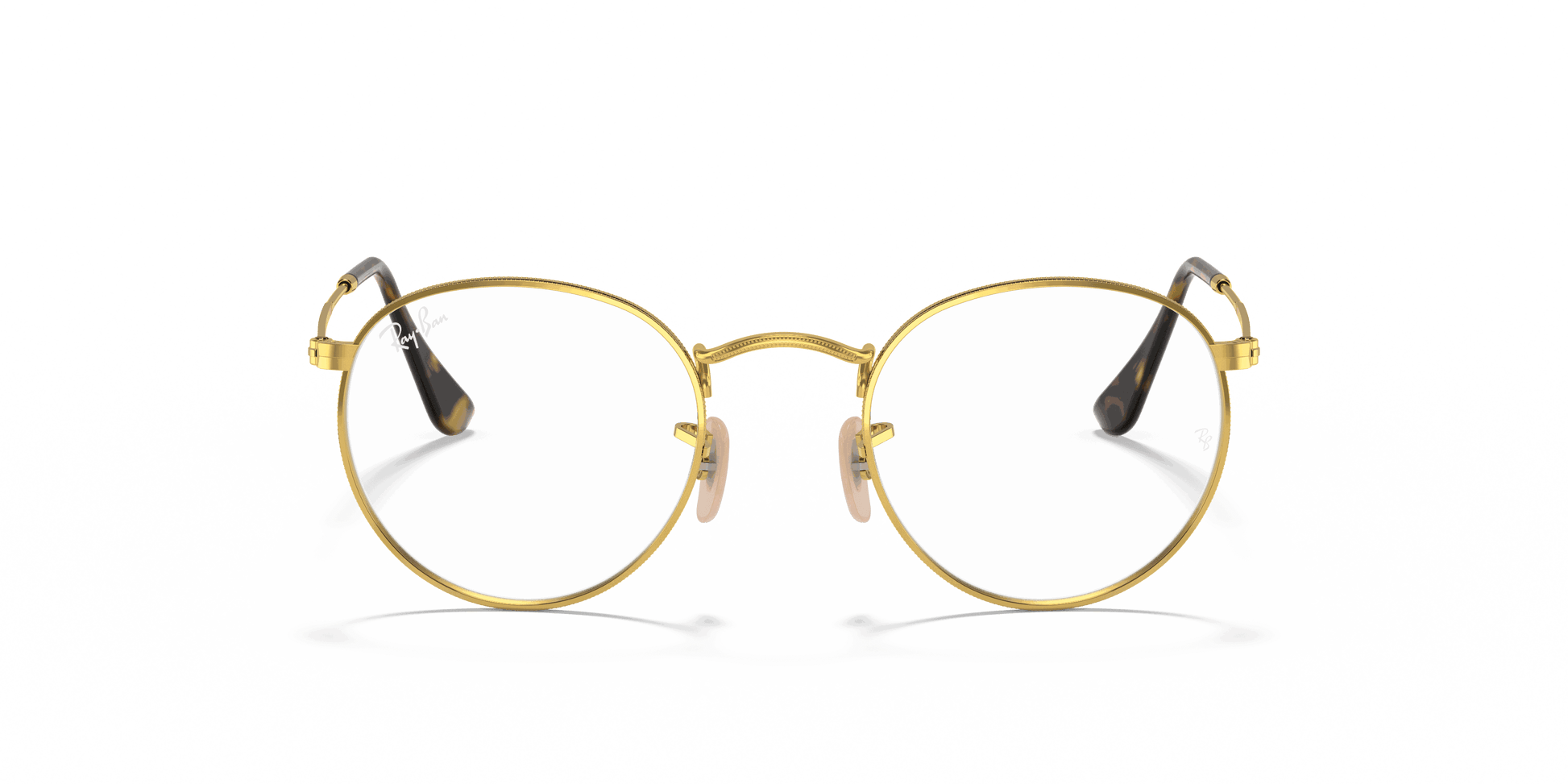 [Clear Lenses, Polished Arista Gold Frame]