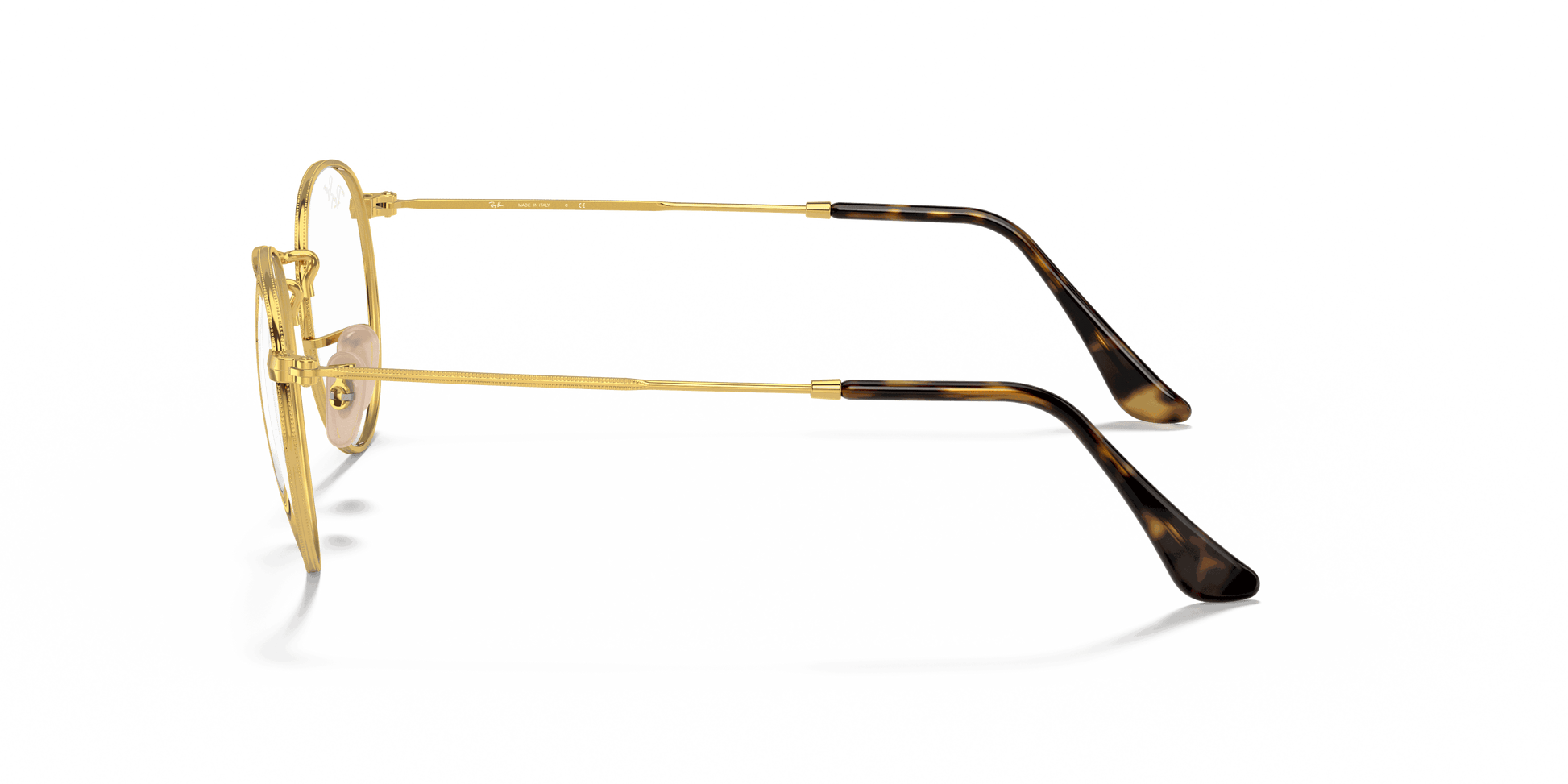 [Clear Lenses, Polished Arista Gold Frame]