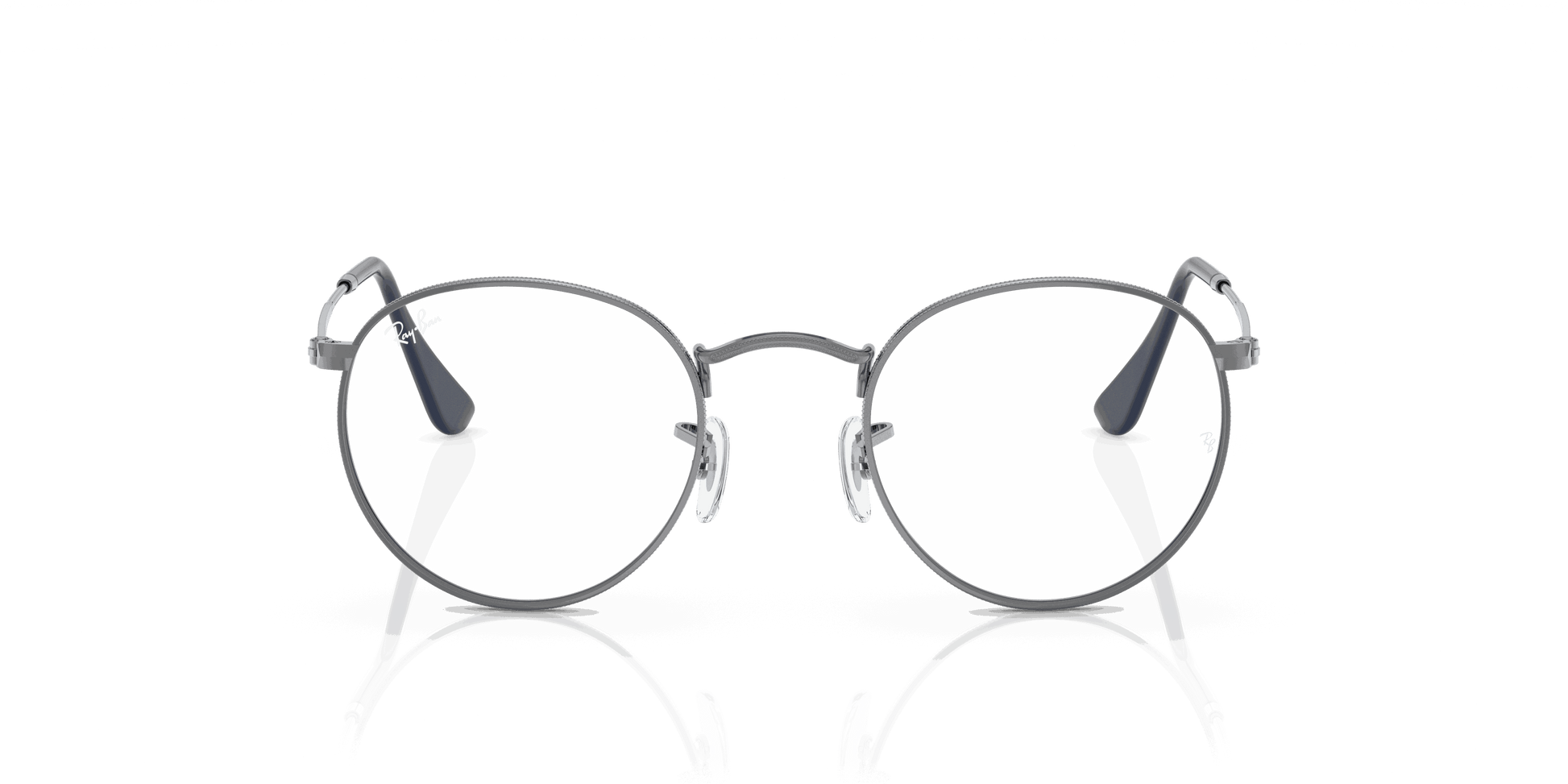 [Demo Lens Lenses, Polished Gunmetal Frame]