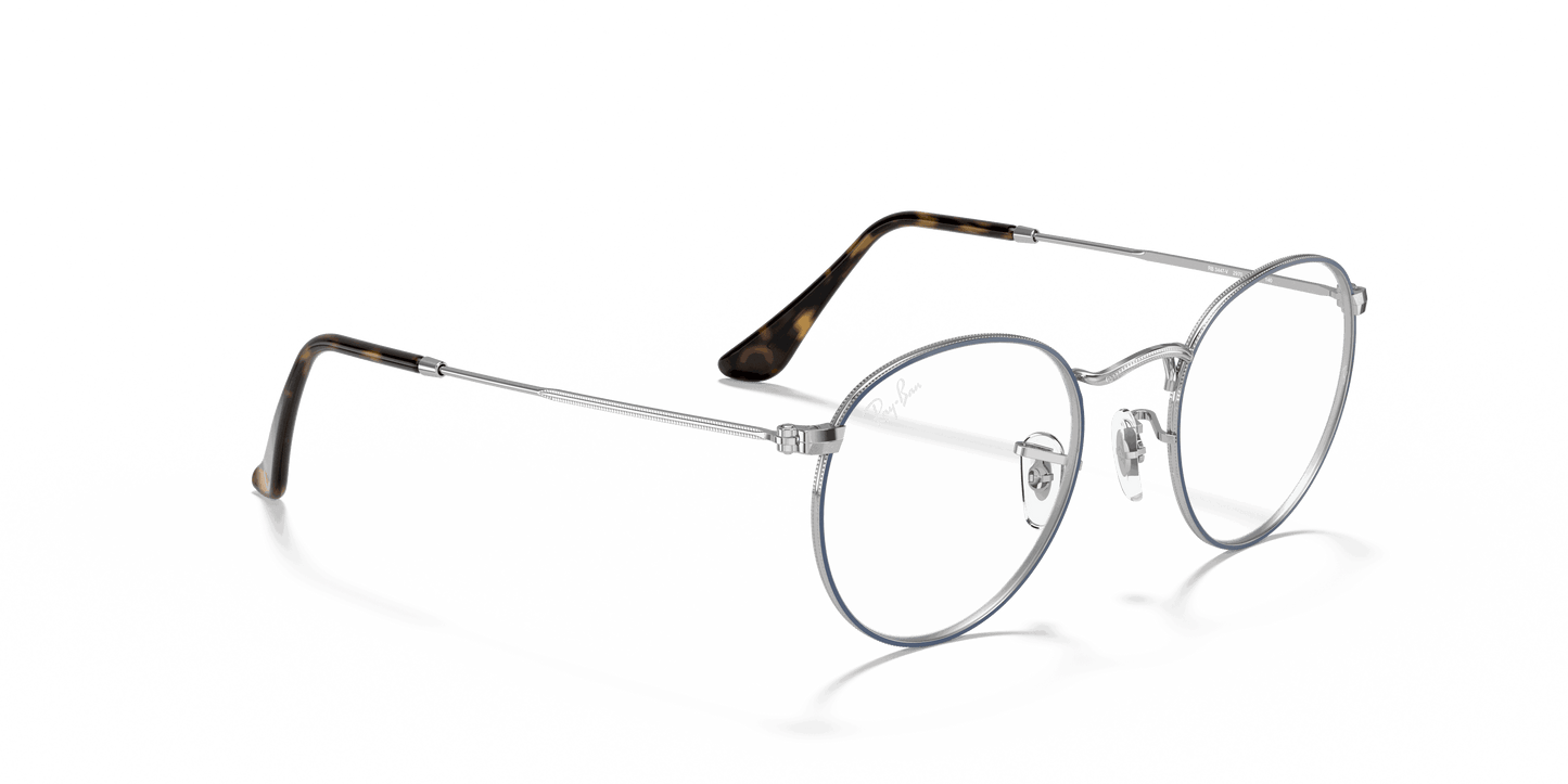 [Clear Lenses, Polished Blue On Silver Frame]