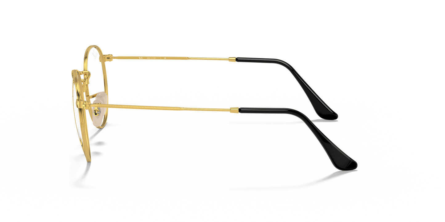 [Clear Lenses, Polished Black On Gold Frame]