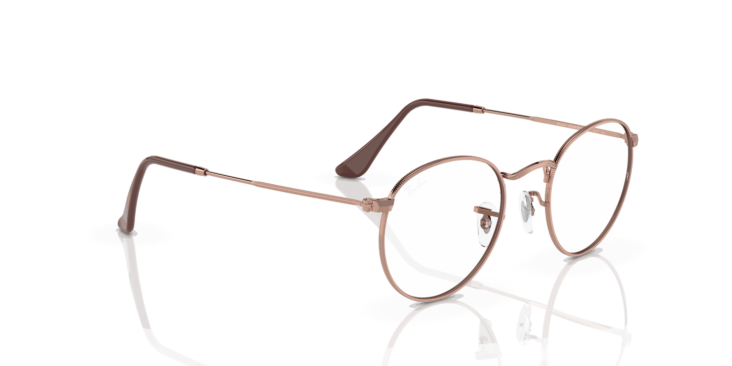 [Clear Lenses, Polished Rose Gold Frame]
