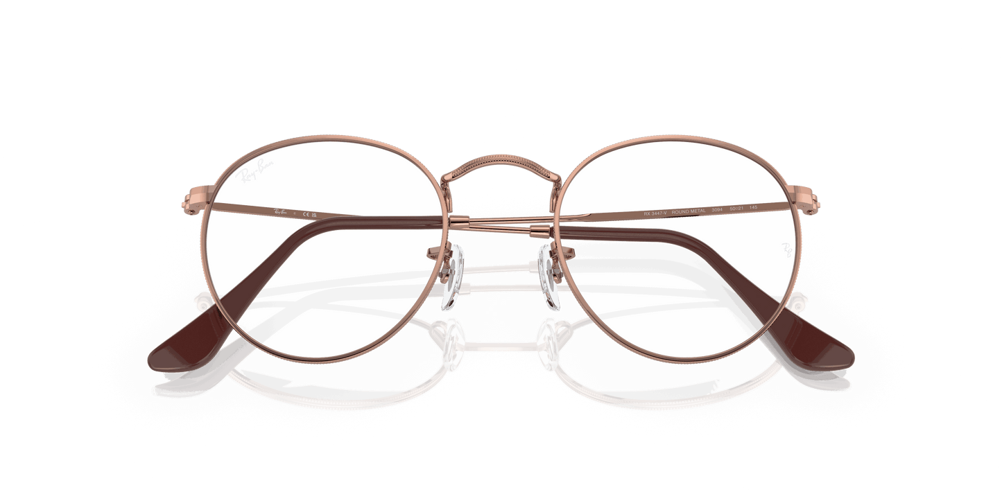 [Clear Lenses, Polished Rose Gold Frame]