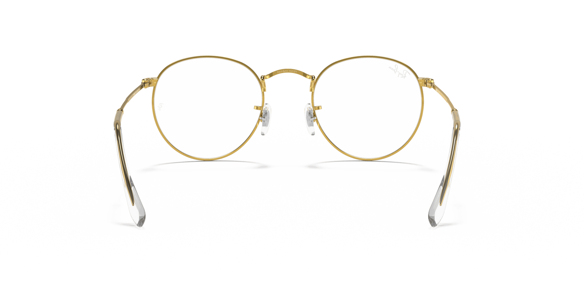 [Clear Lenses, Polished White Frame]