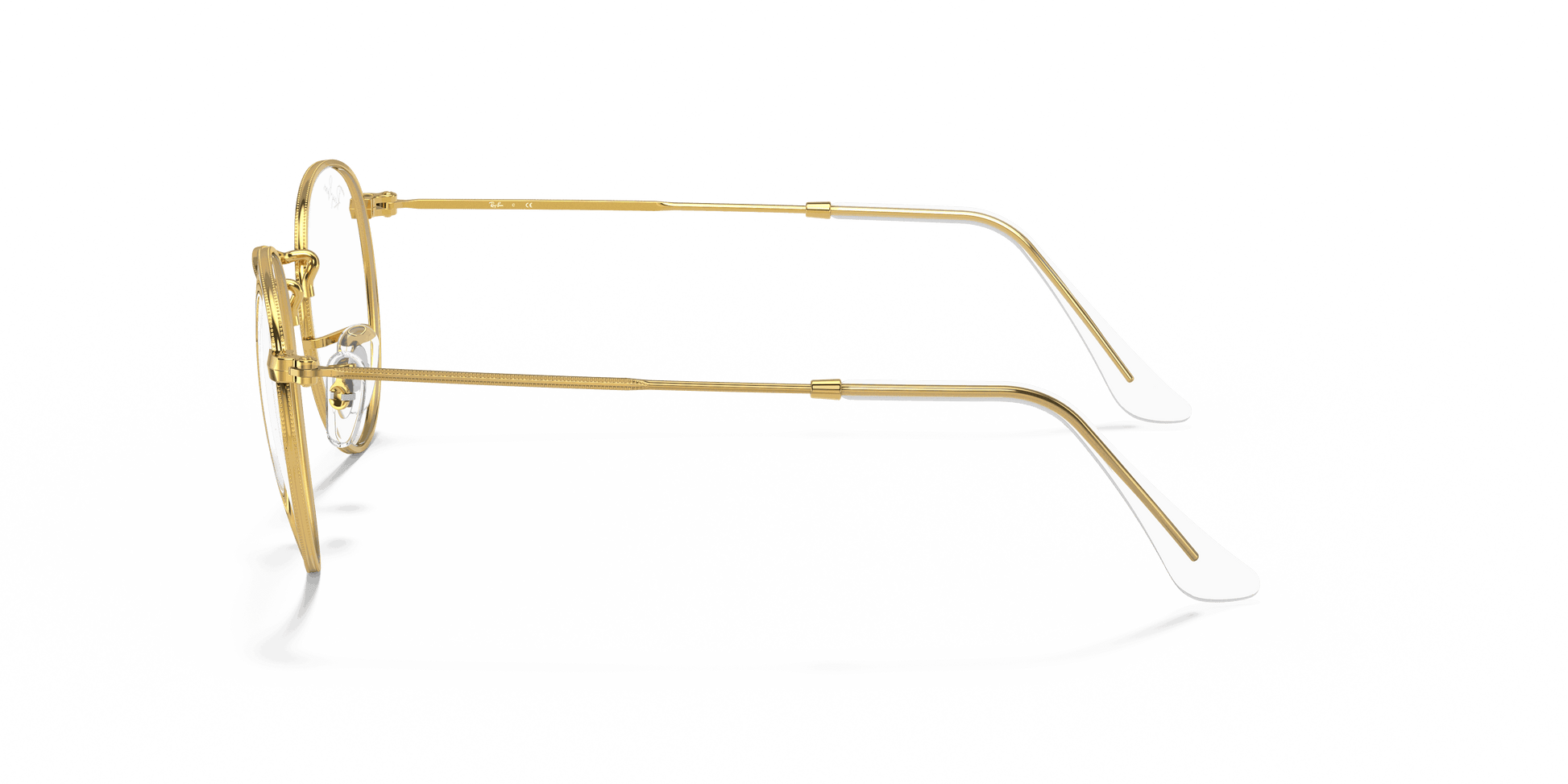 [Clear Lenses, Polished White Frame]