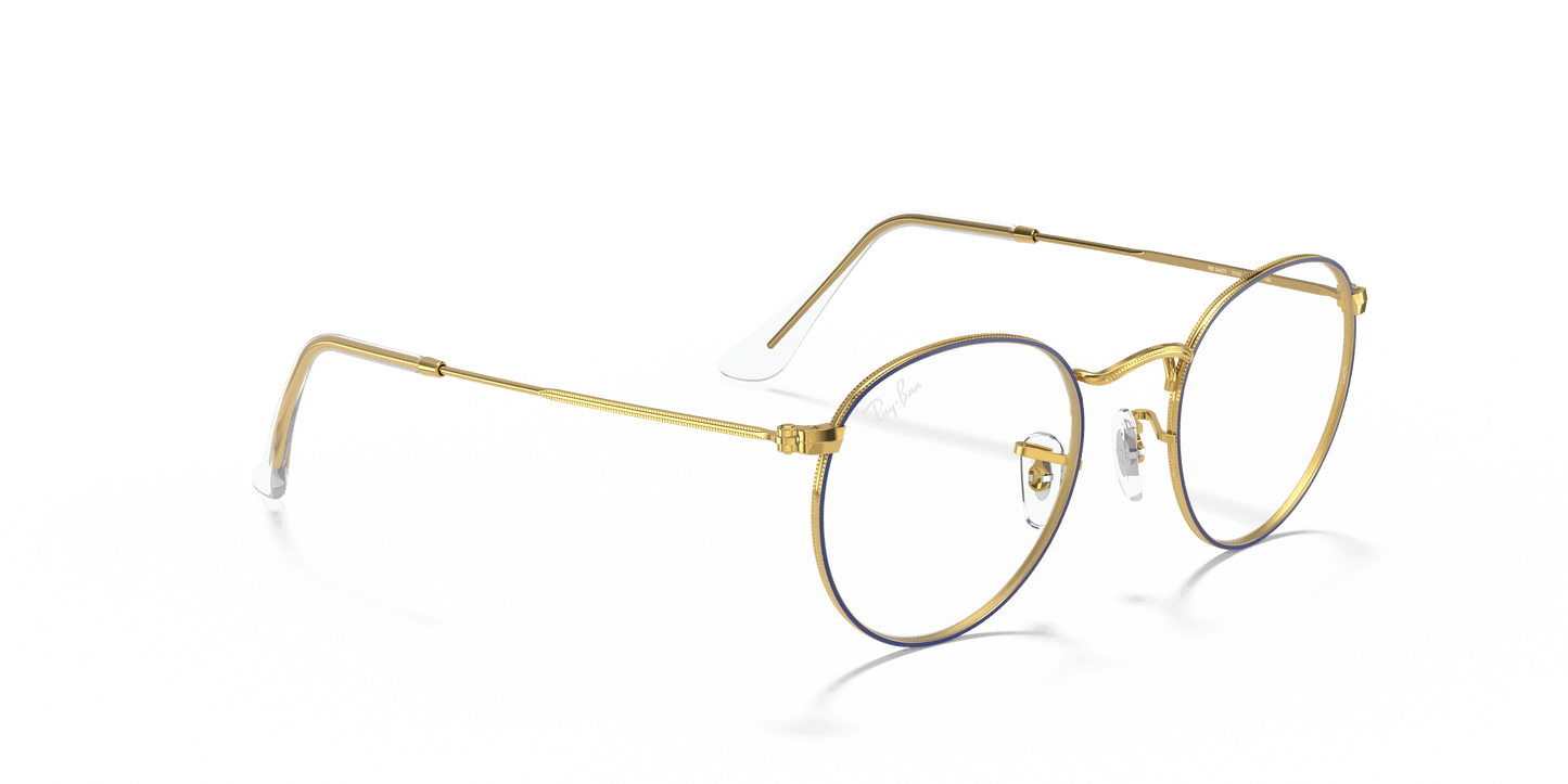 [Clear Lenses, Polished Blue Frame]
