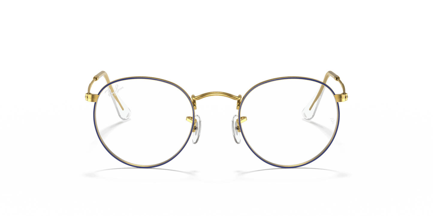 [Clear Lenses, Polished Blue Frame]