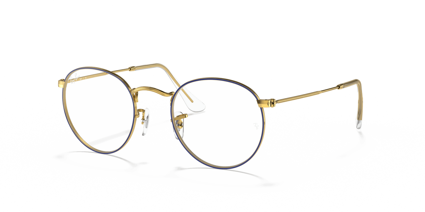 [Clear Lenses, Polished Blue Frame]