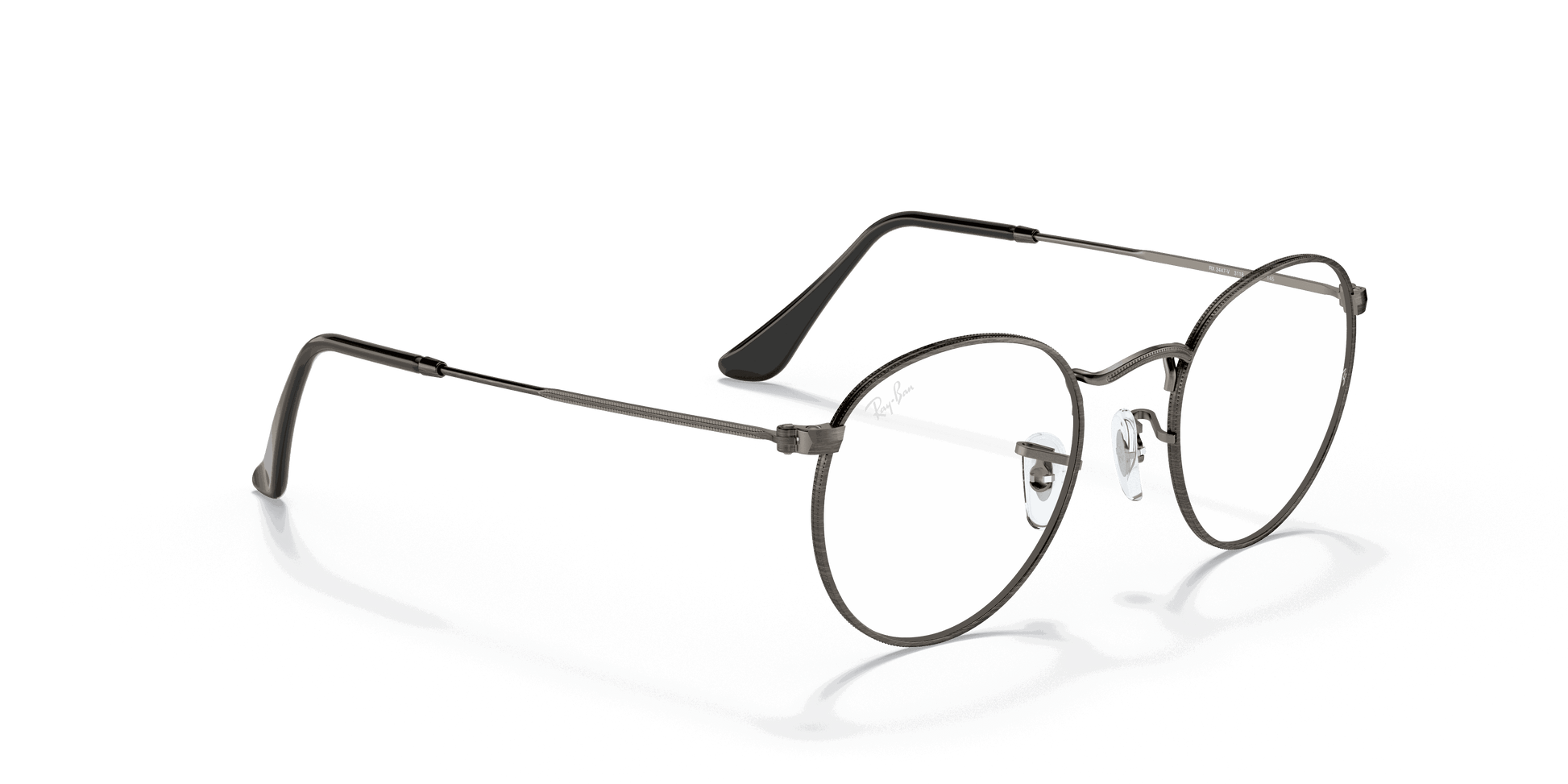 [Demo Lens Lenses, Matte Gunmetal Frame]