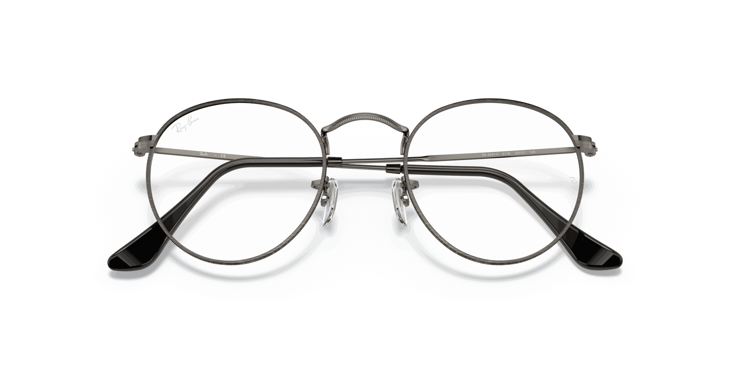 [Demo Lens Lenses, Matte Gunmetal Frame]