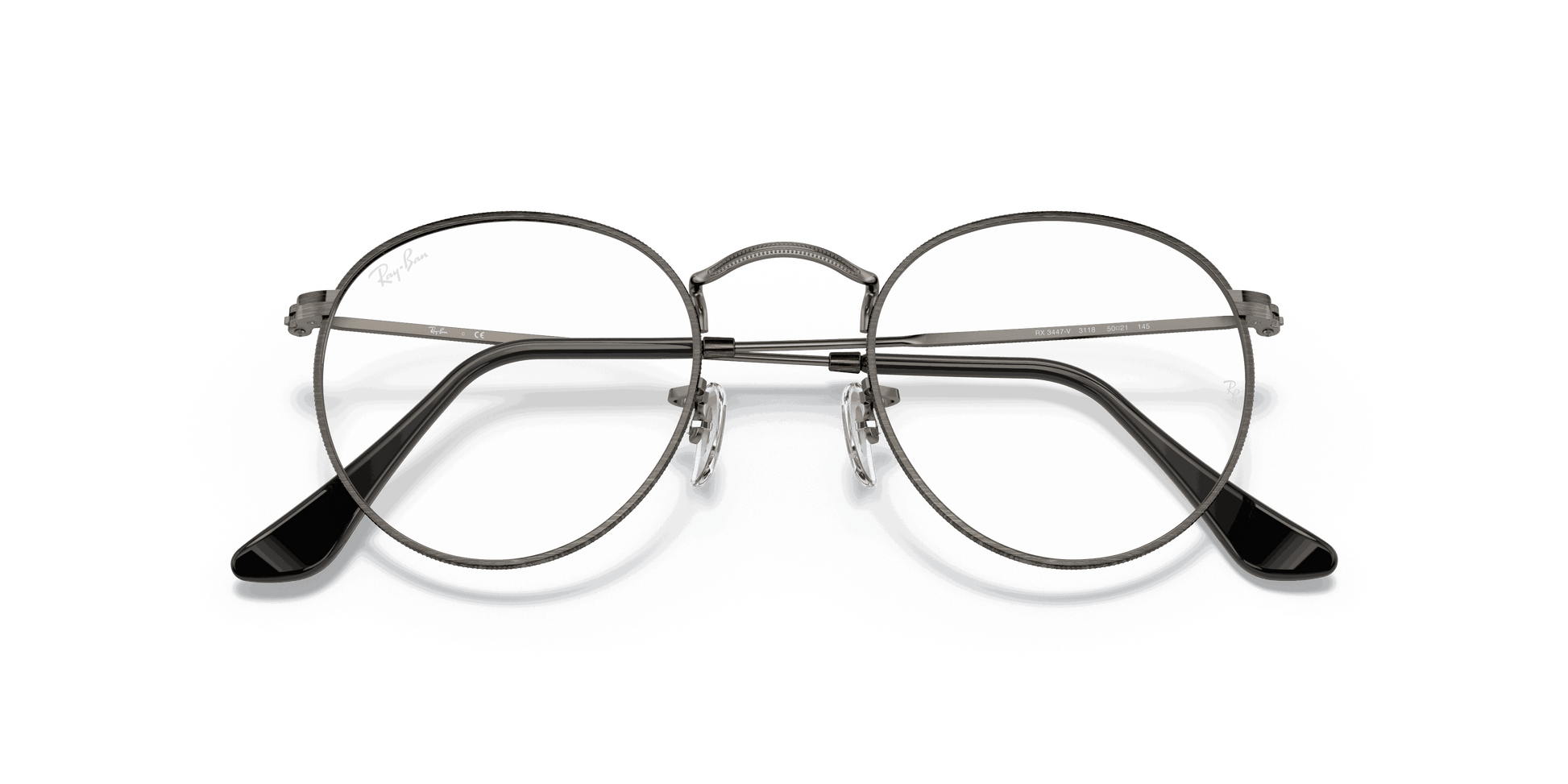 [Demo Lens Lenses, Matte Gunmetal Frame]
