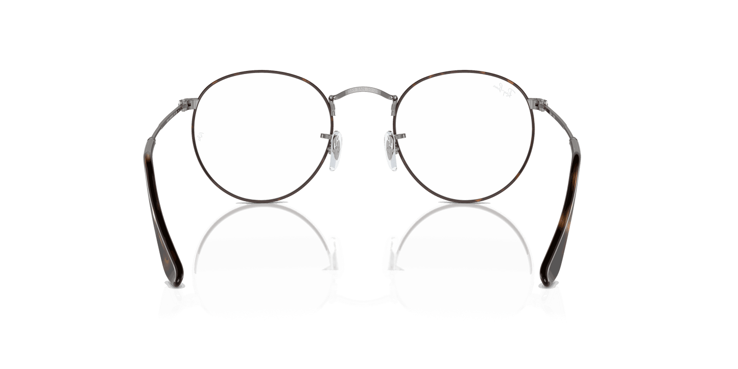 [Clear Lenses, Polished Havana On Gunmetal Frame]