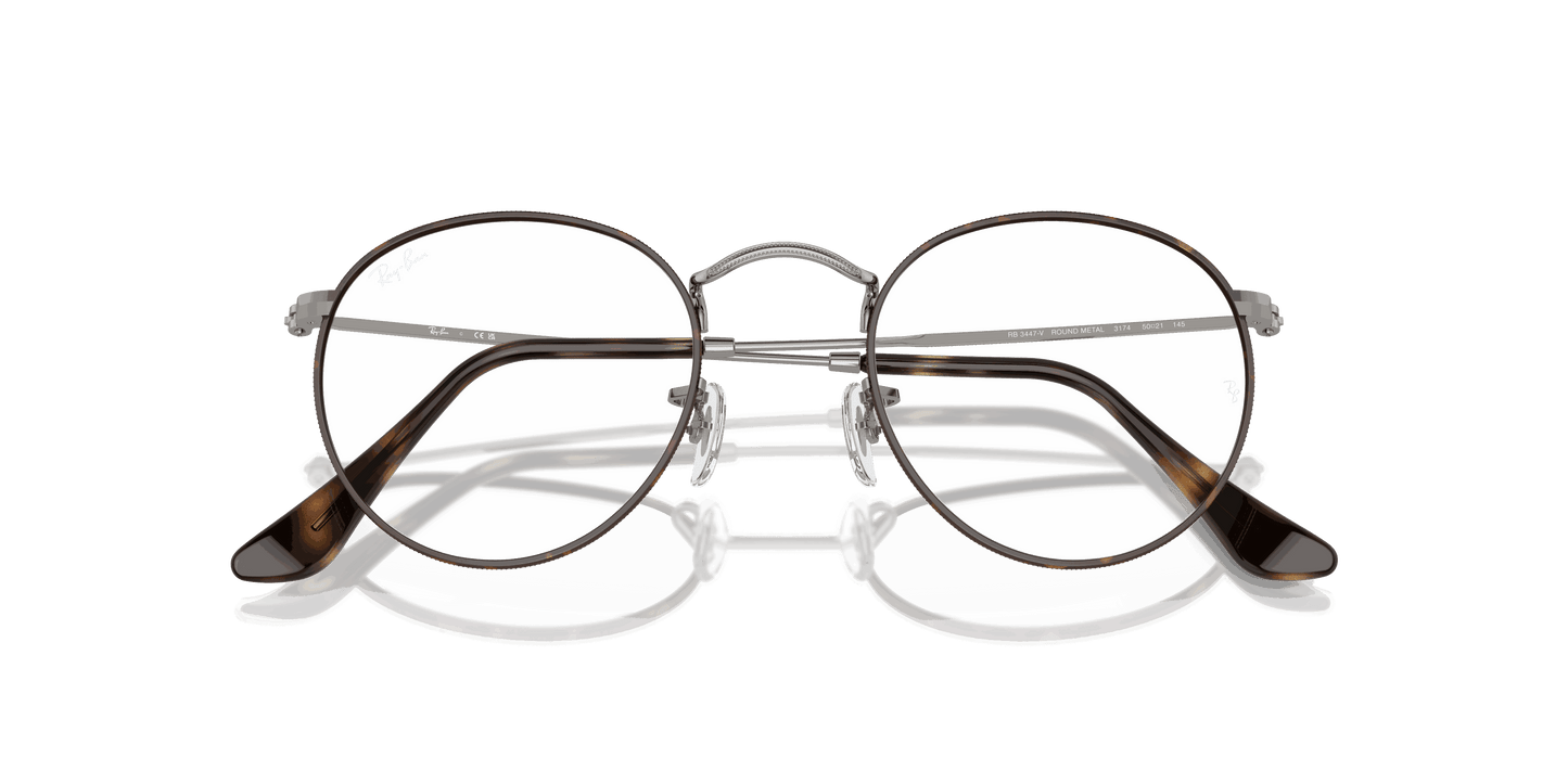 [Clear Lenses, Polished Havana On Gunmetal Frame]