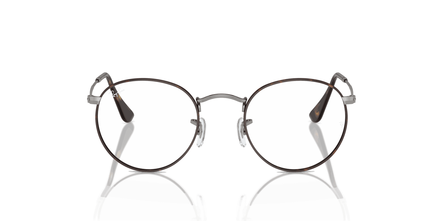 [Clear Lenses, Polished Havana On Gunmetal Frame]