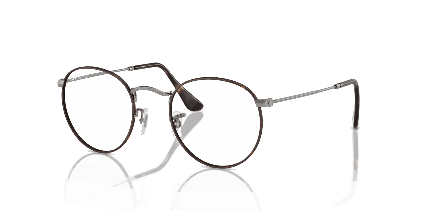 [Clear Lenses, Polished Havana On Gunmetal Frame]