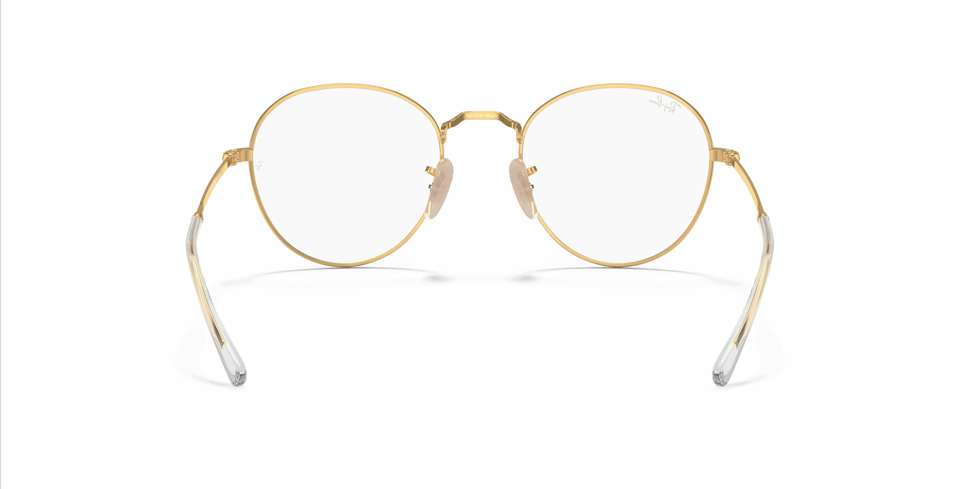 [Clear Lenses, Polished Arista Gold Frame]