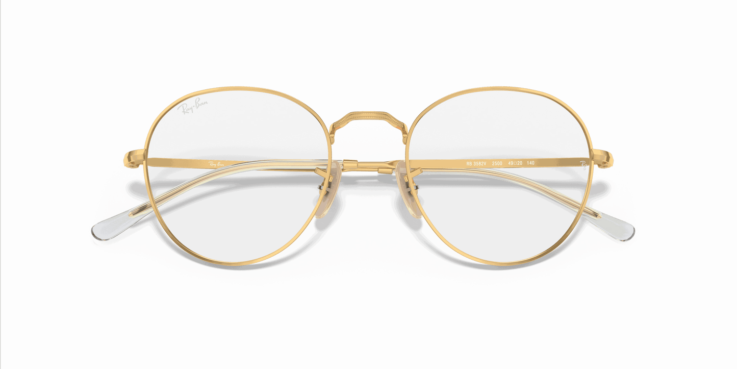 [Clear Lenses, Polished Arista Gold Frame]