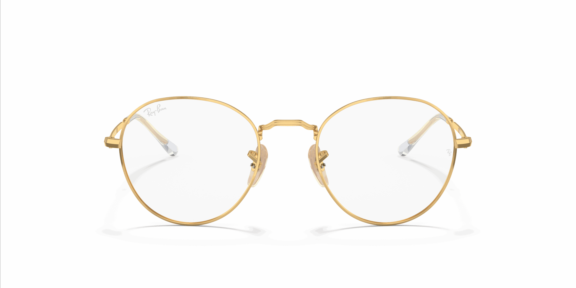 [Clear Lenses, Polished Arista Gold Frame]