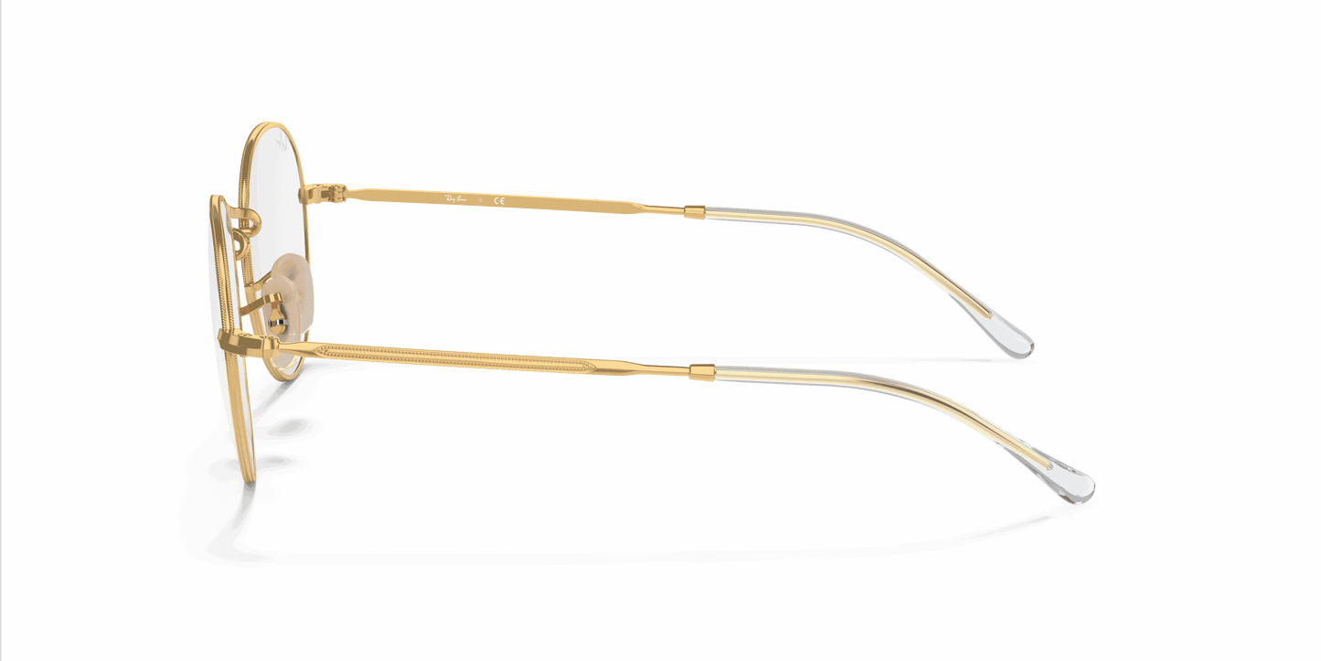 [Clear Lenses, Polished Arista Gold Frame]