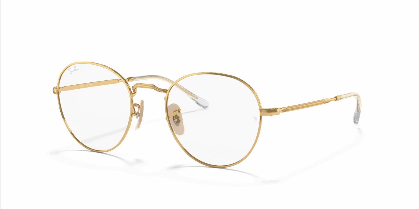 [Clear Lenses, Polished Arista Gold Frame]