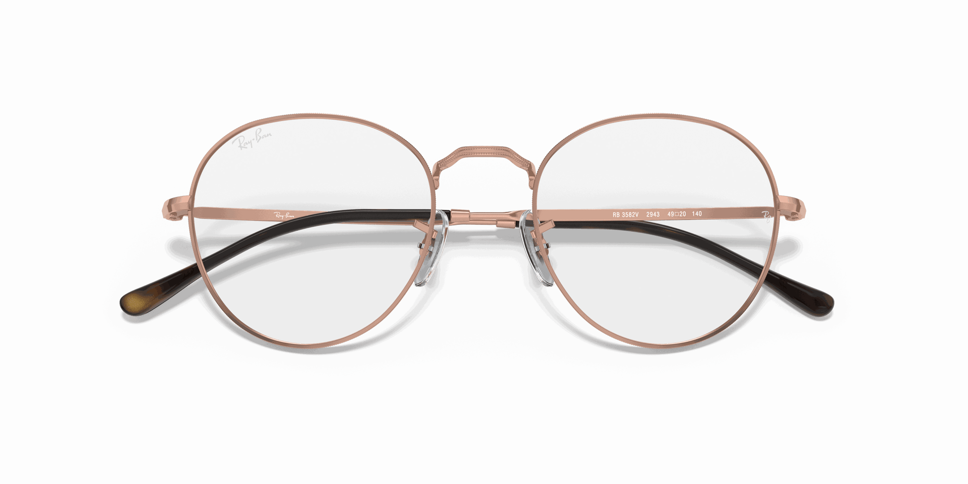[Clear Lenses, Polished Copper Frame]