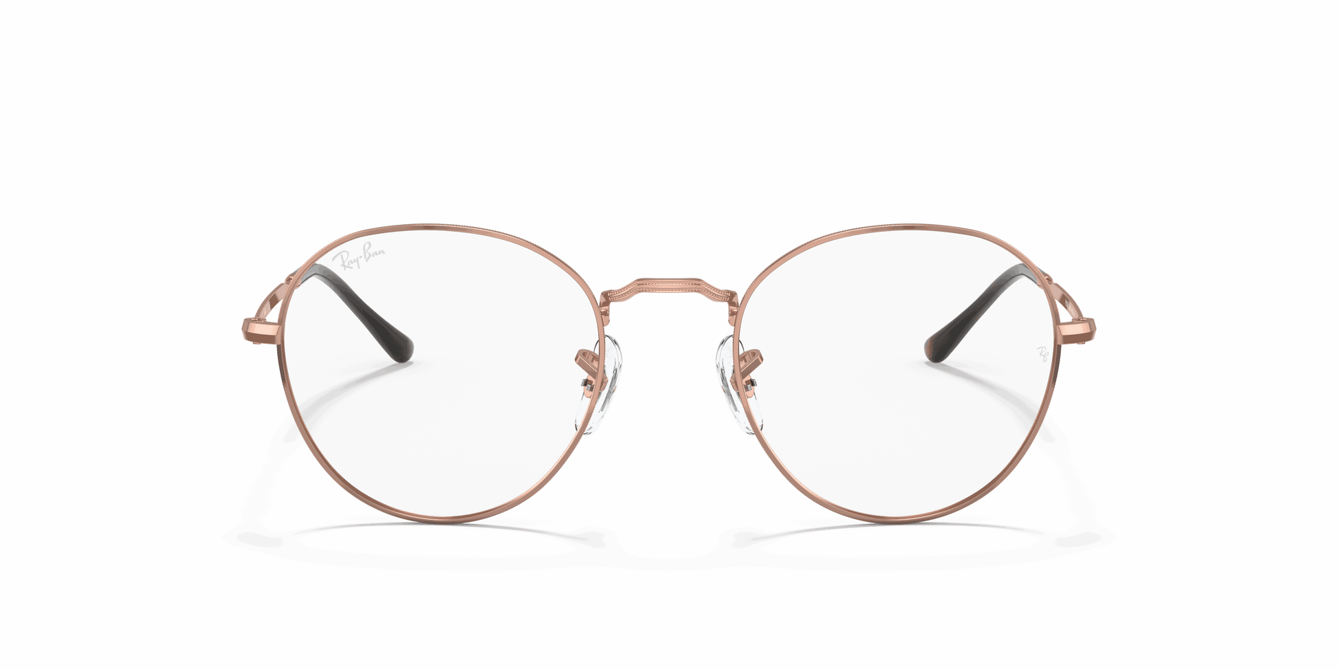 [Clear Lenses, Polished Copper Frame]