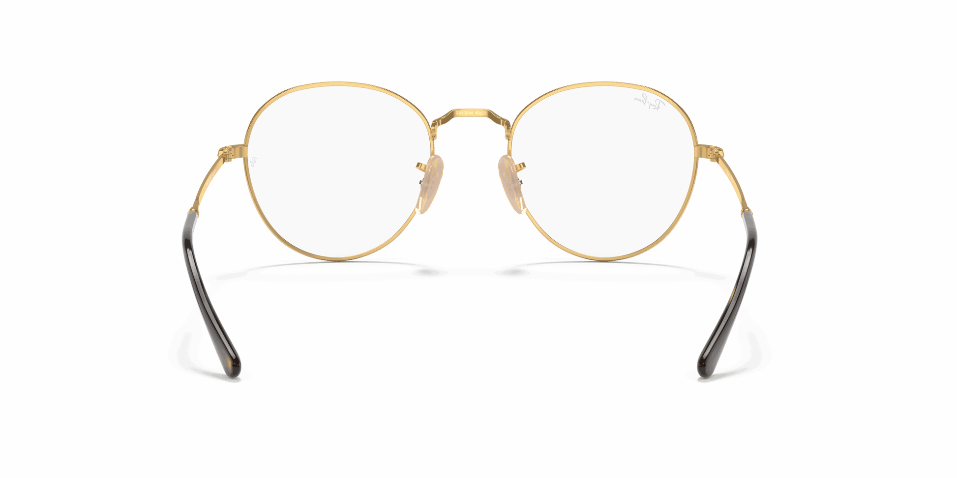 [Clear Lenses, Polished Havana On Gold Frame]