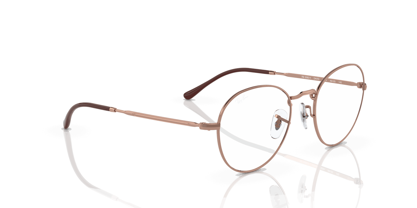 [Clear Lenses, Polished Rose Gold Frame]