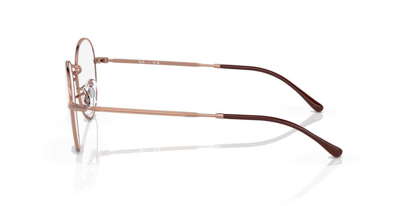 [Clear Lenses, Polished Rose Gold Frame]