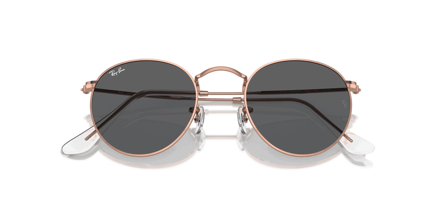 [Dark Grey Lenses, Polished Rose Gold Frame]